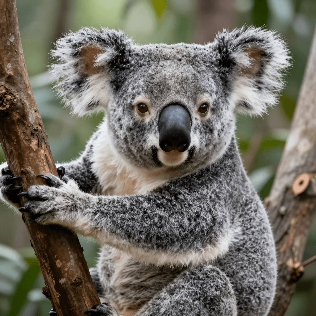 양치하는 코알라