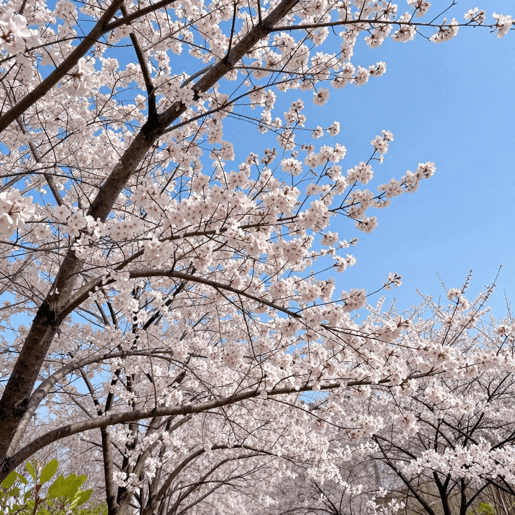 화창한 따뜻한 봄