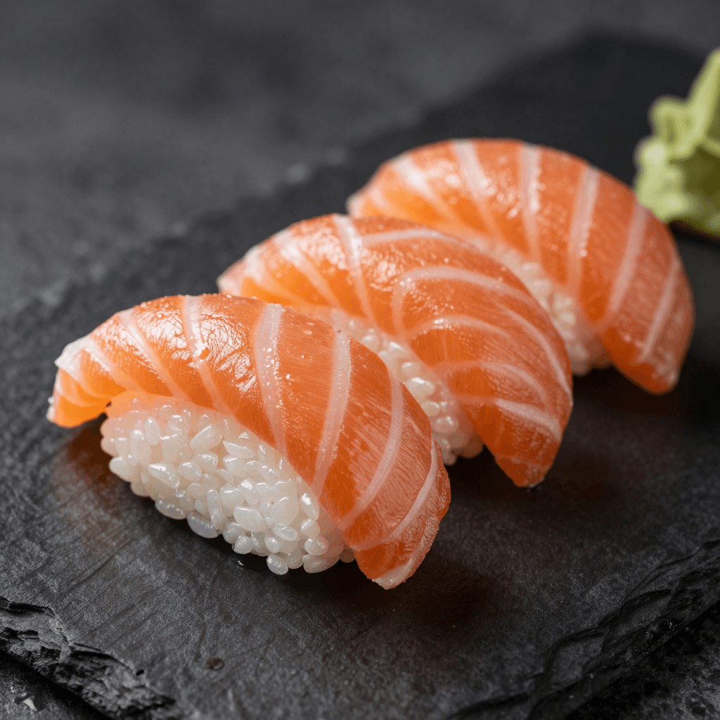 salmon sushi