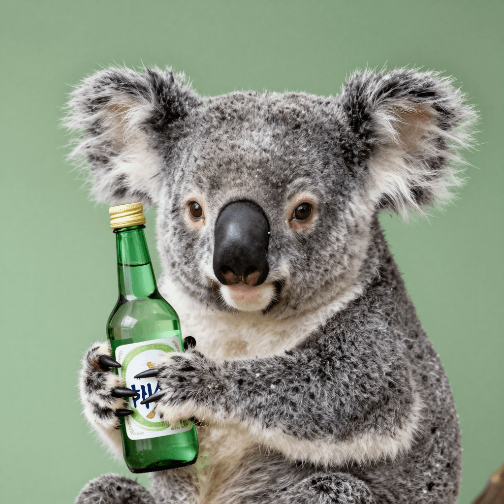 소주 먹는 코알라