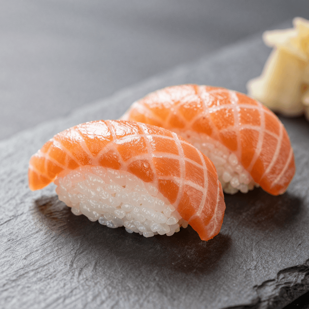 salmon sushi