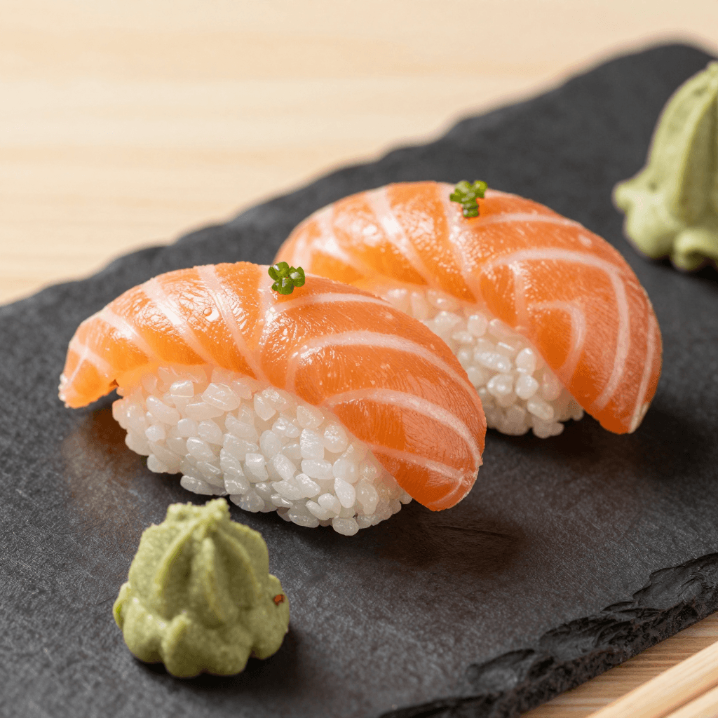 salmon sushi