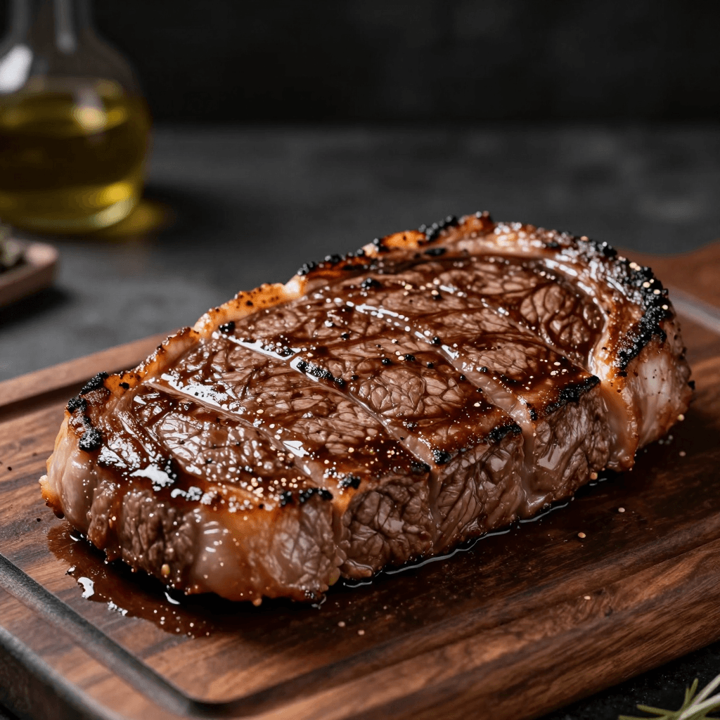 잘 익은 스테이크