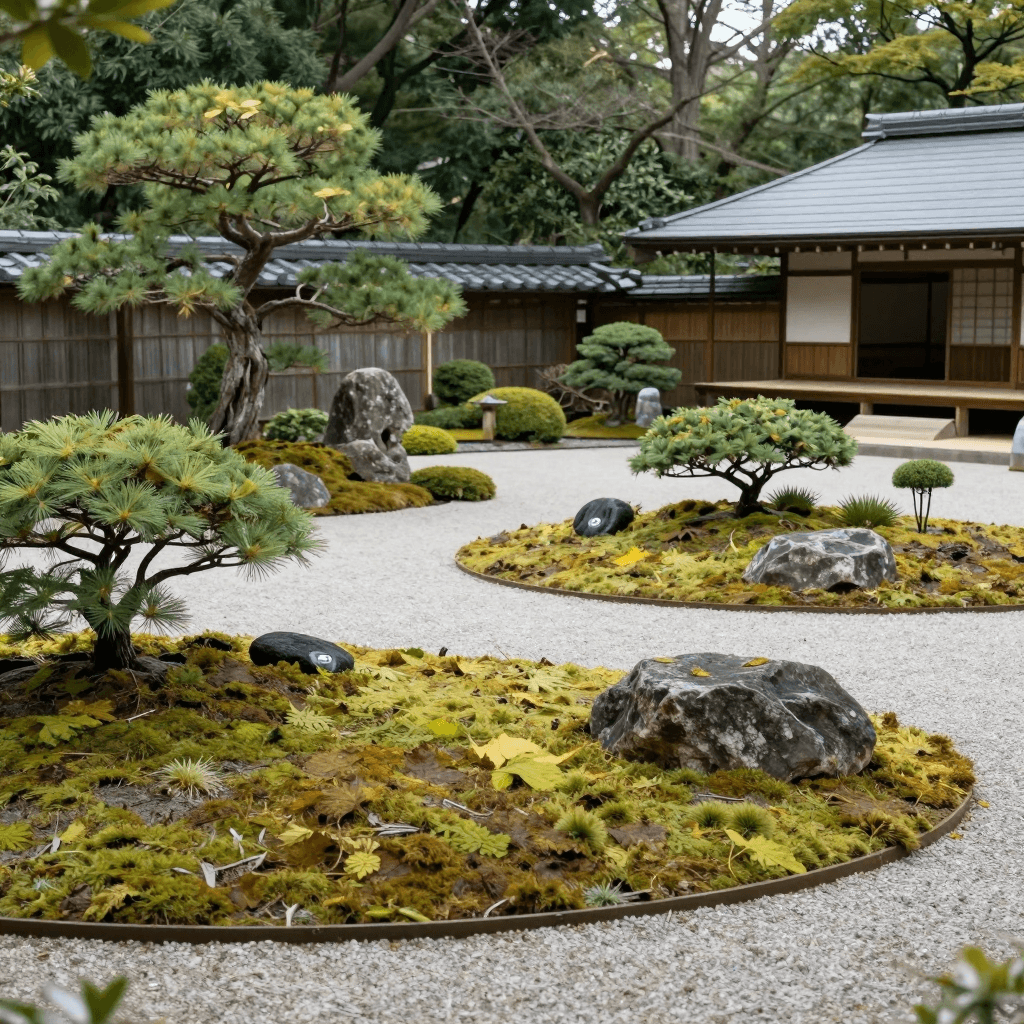 평화롭고 정갈한 일본식 젠 가든