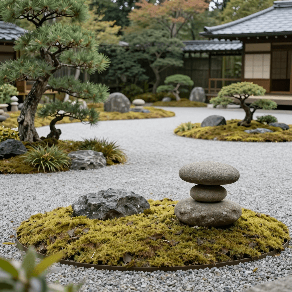 평화롭고 정갈한 일본식 젠 가든